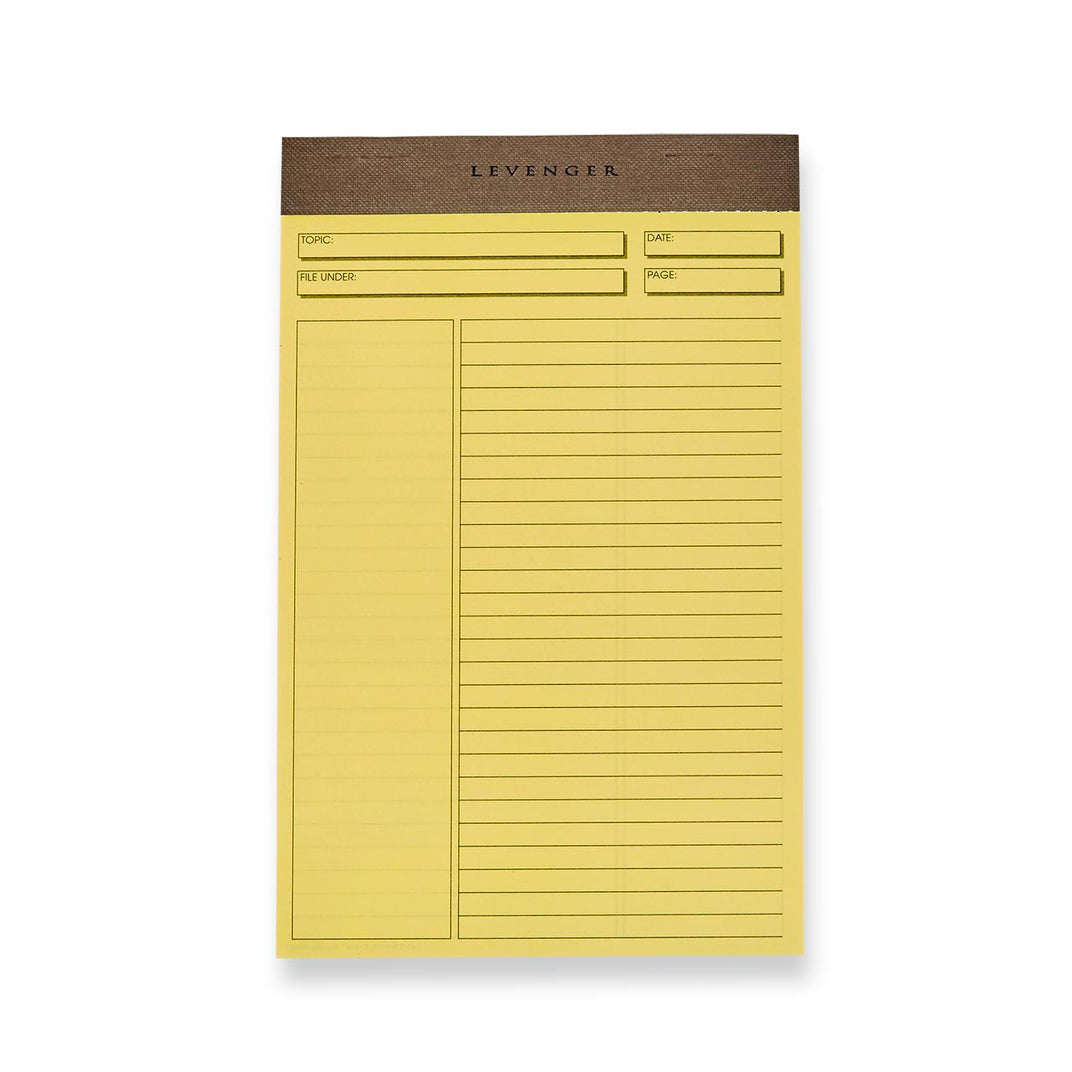 Freeleaf Yellow Annotation Ruled Pads (set of 5), Legal Pad
