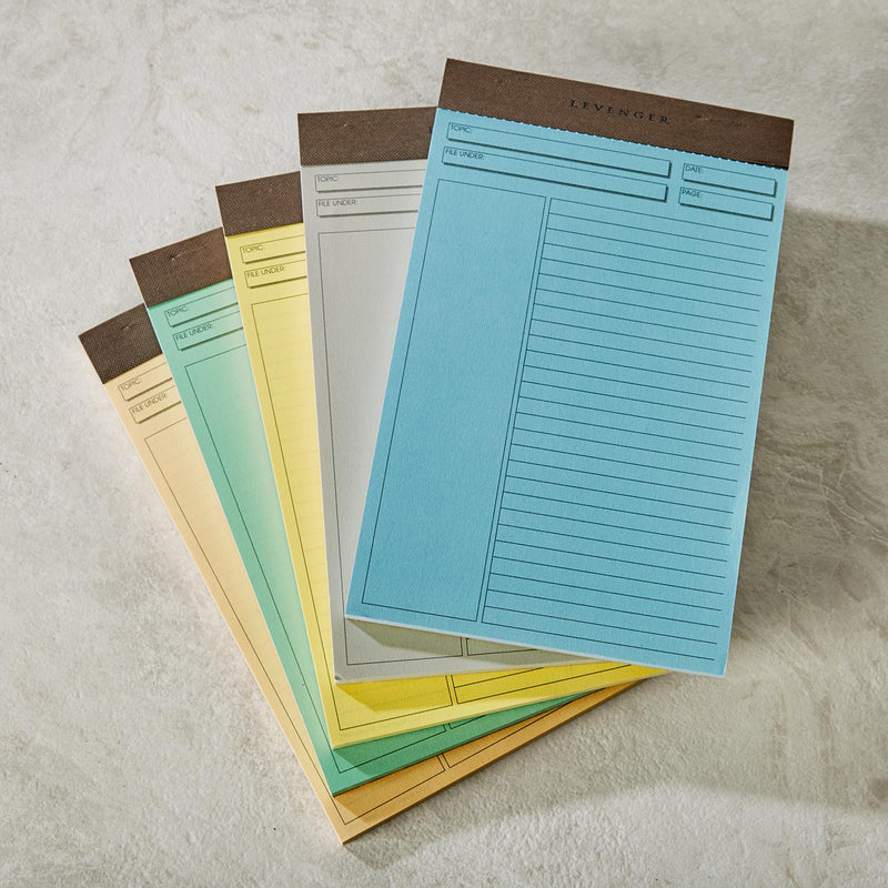 Annotation Ruled Notepads Freeleaf Multicolored Annotation Ruled Pads | Ships Free
