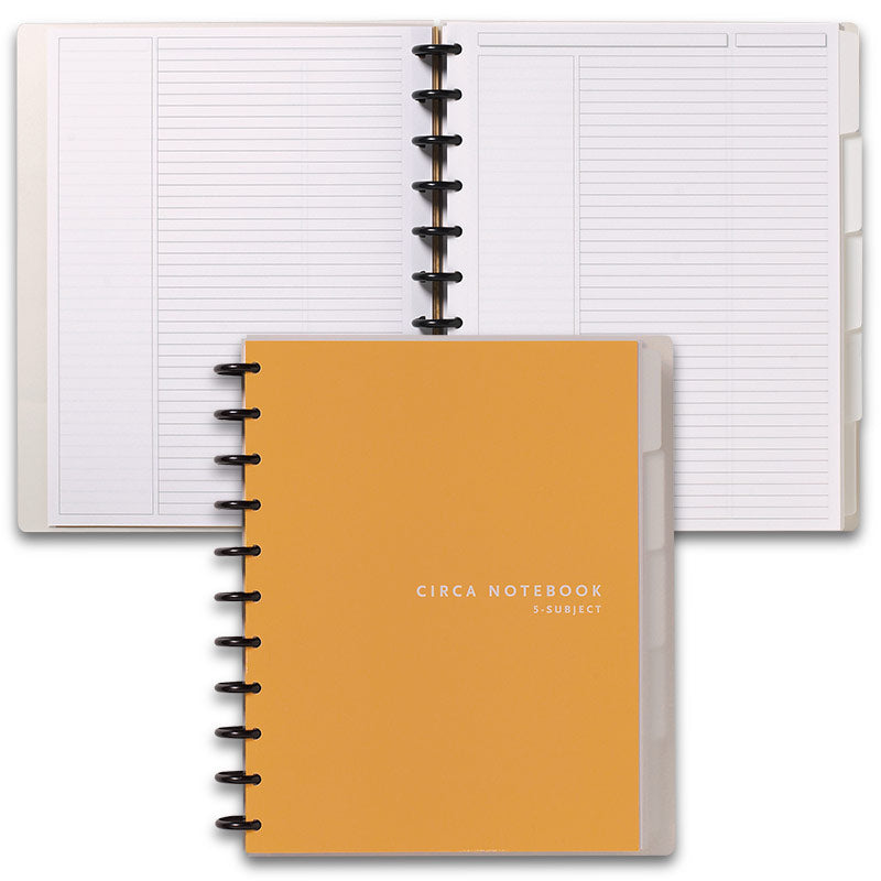 Notebook Written Annotation Circa 5-Subject Annotation Ruled Notebook (150 sheets)