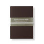 Dark brown Stanley Journal Refills set of 2 wrapped in a silver band