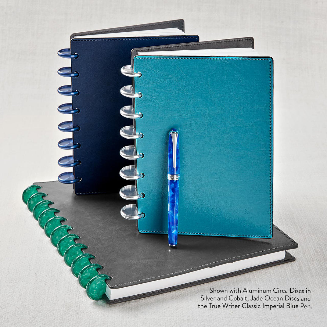 Levenger | Circa Smooth Sliver Notebook with Pockets