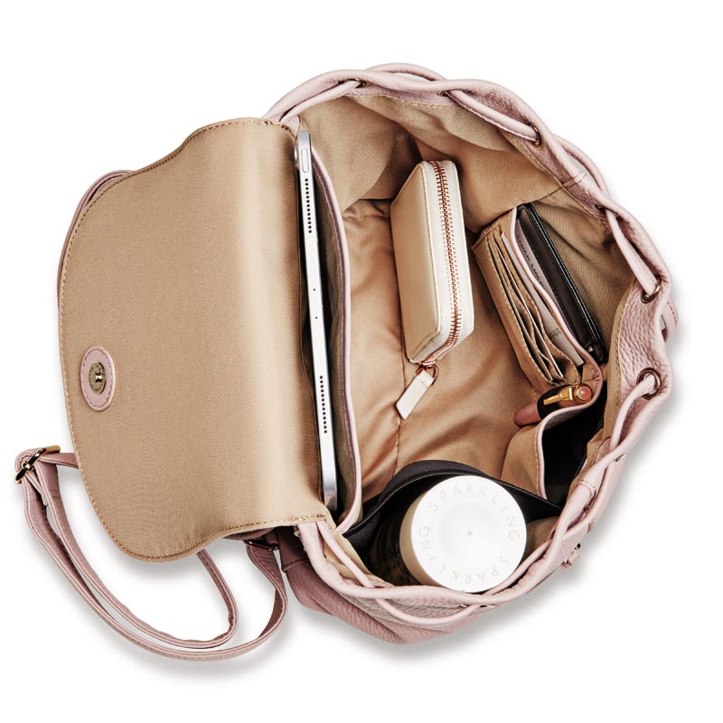 carrie 23 mini backpack Drawstring Leather it has an organized two Disney X Coach Carrie Backpack