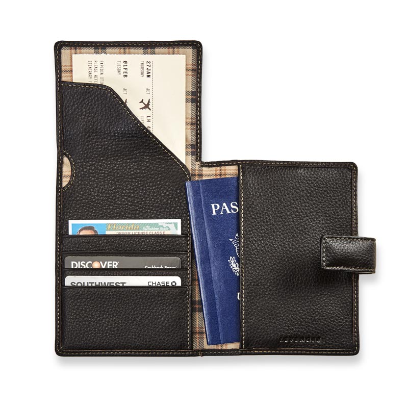 Levenger Bomber Jacket RFID Money Clip Card Wallet