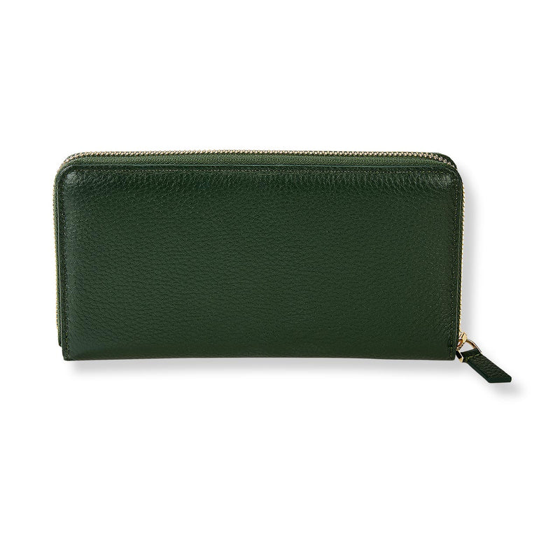 Leather wallet Hermès Green in Leather - 40453960