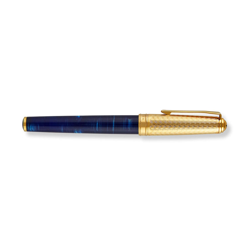 Levenger Leather Pen Pouch - Classic Blue