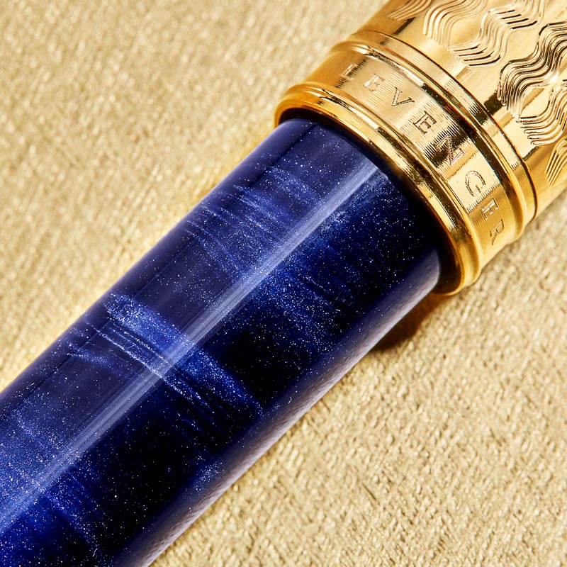 Levenger Leather Pen Pouch - Classic Blue