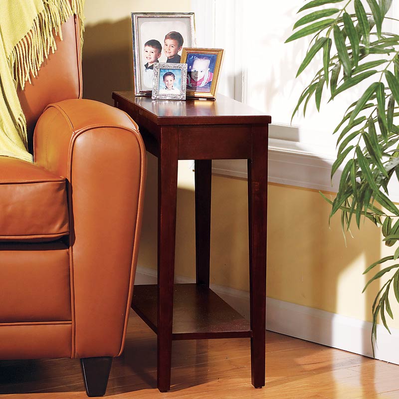 Levenger No-Room-for-a-Table Table - Dark Cherry