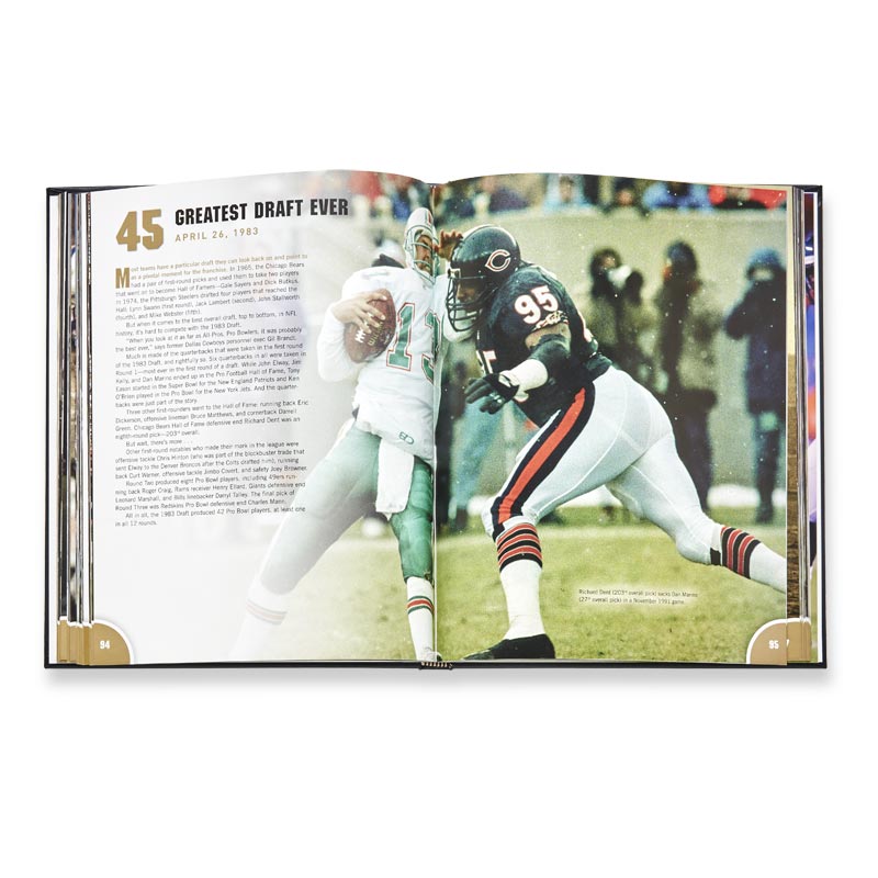Leather NFL 100 Book