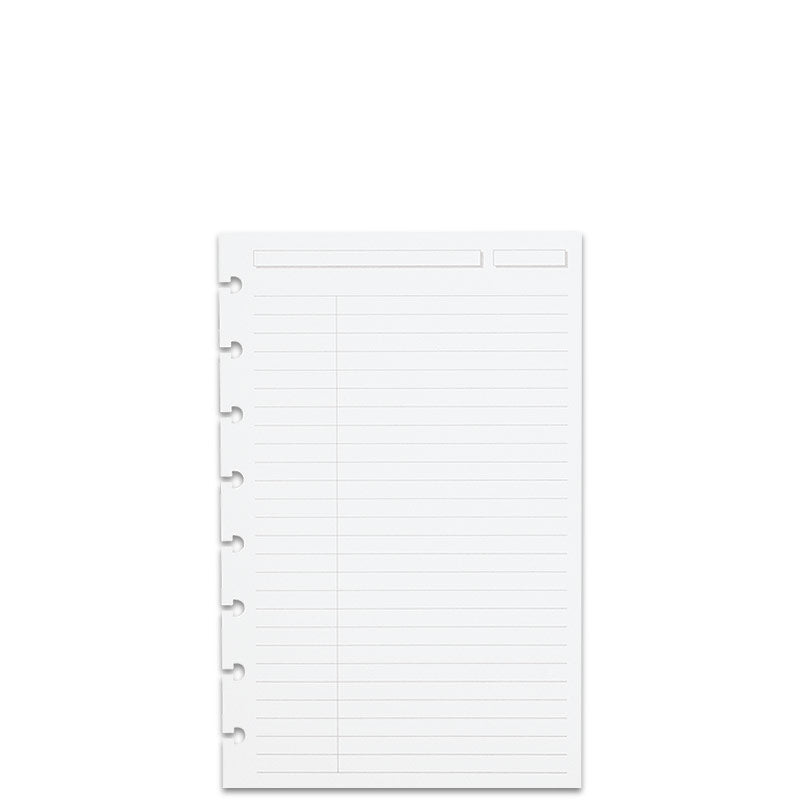 Colled Ruled Pages Circa College Ruled Discbound Refill (100 sheets)