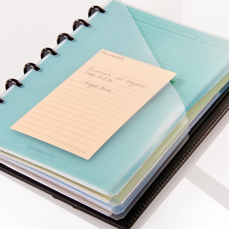 Long Note Divider Circa Wafer Discbound Notebook Pocket Dividers (set of 4)